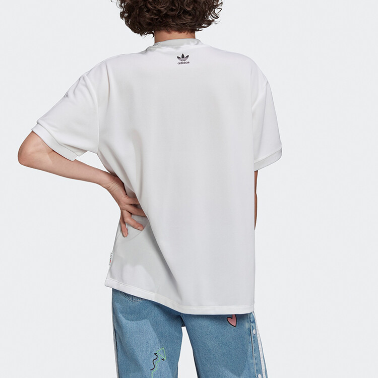 Футболка Adidas Originals Fiorucci Graphic, белый — фото 4