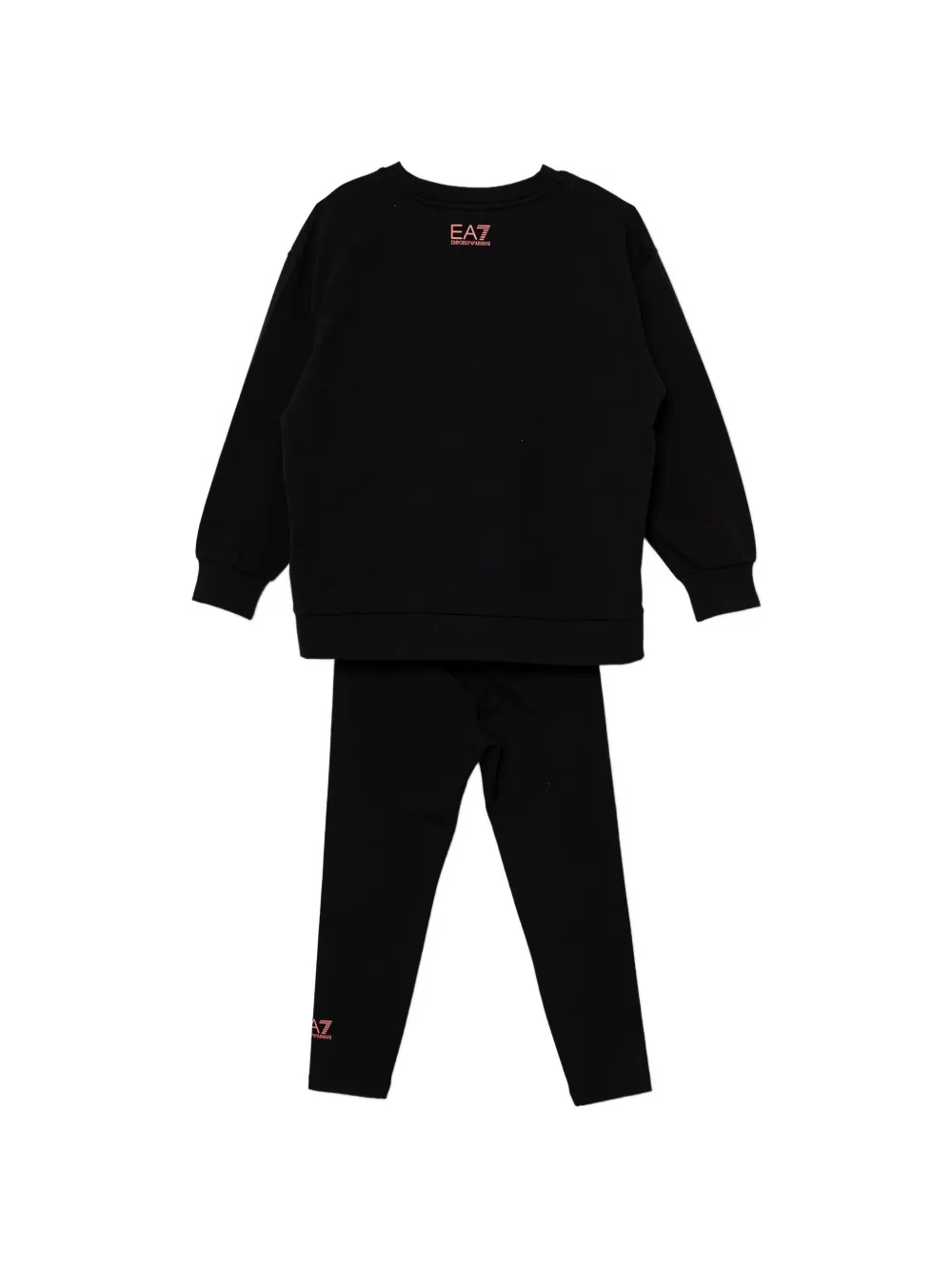 Комплект с леггинсами с принтом Emporio Armani Kids, черный — фото 2