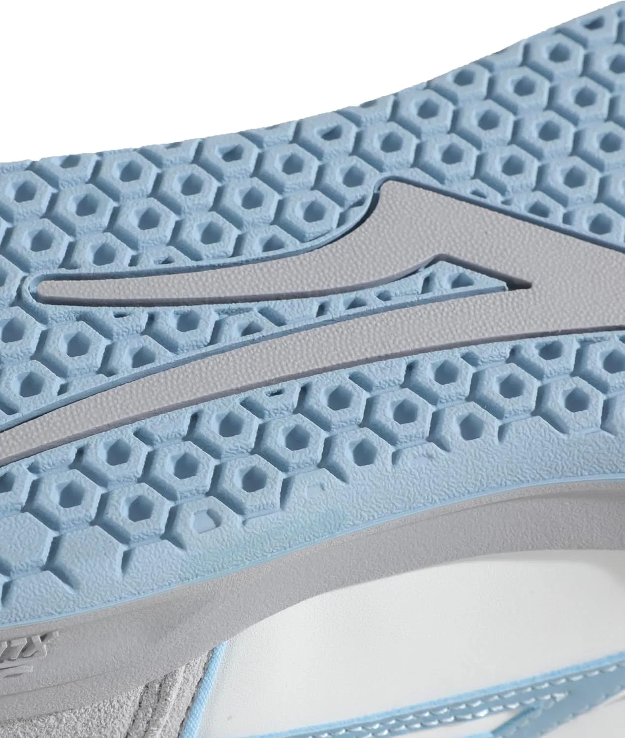 Мужские скейтбордистские кроссовки Lakai Cardiff - дышащие повседневные кроссовки, Grey Suede Desaturated Blue — фото 2