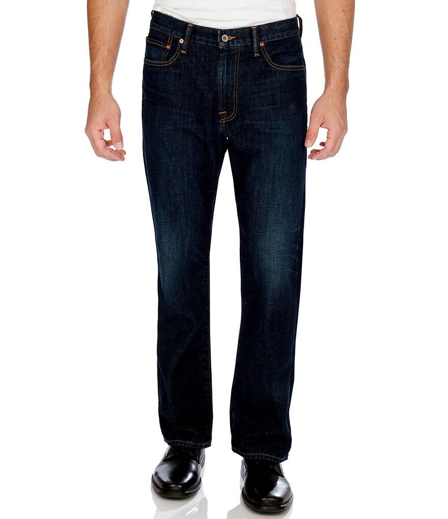 

Прямые джинсы свободного кроя Lucky Brand 181, синий