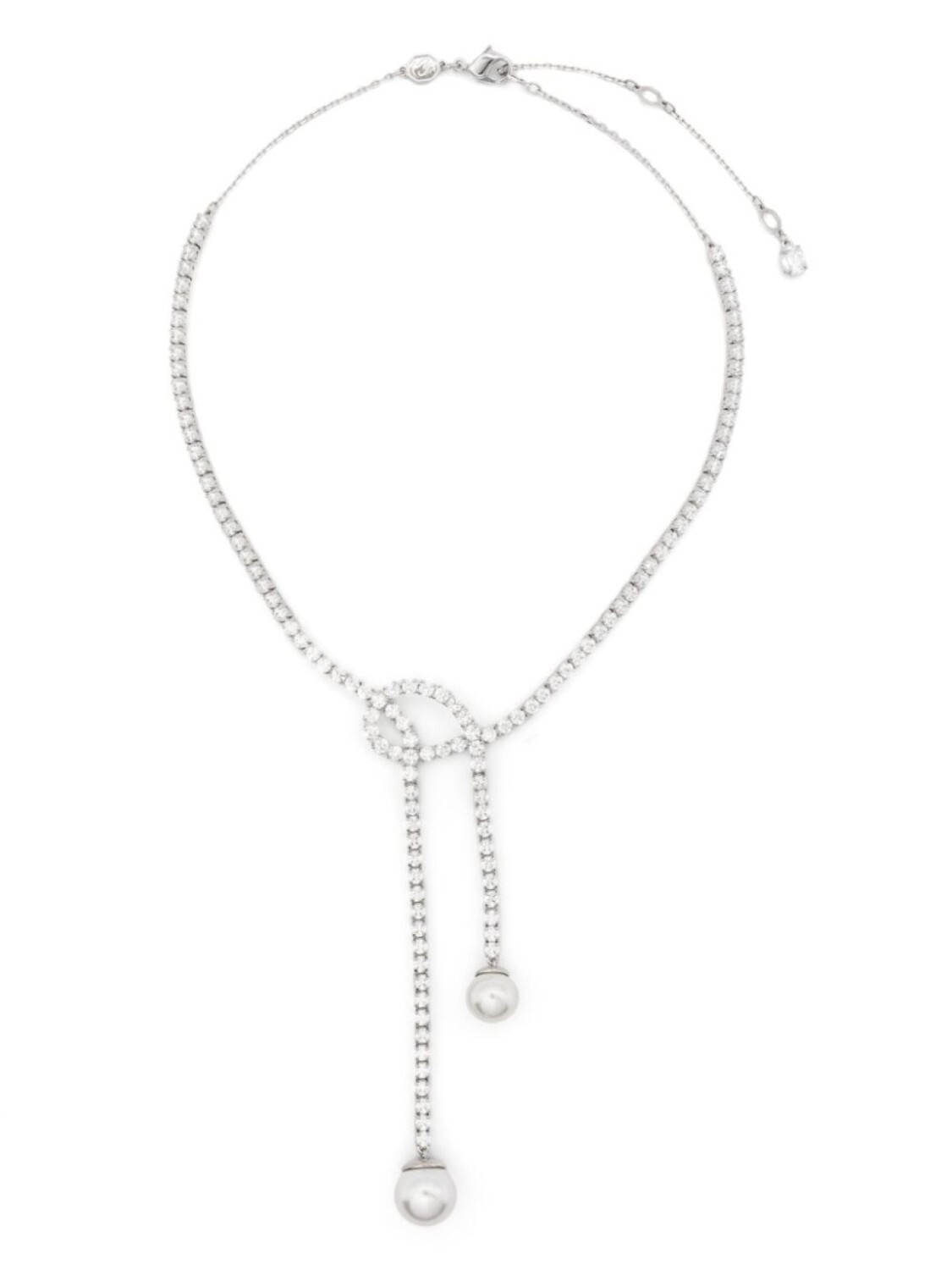 

Колье Matrix Y Swarovski, серебряный