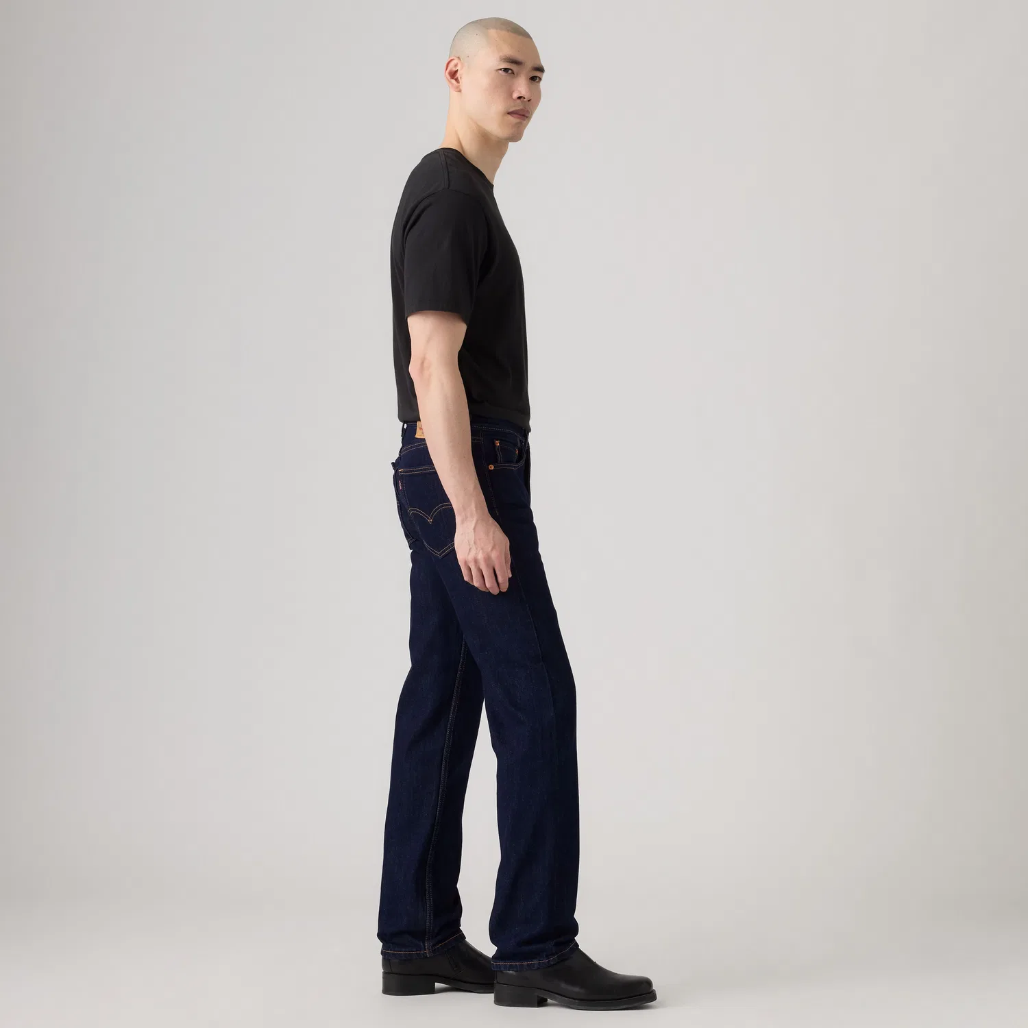 Джинсы Levi's 505 Regular, черно-темно-синий — фото 4