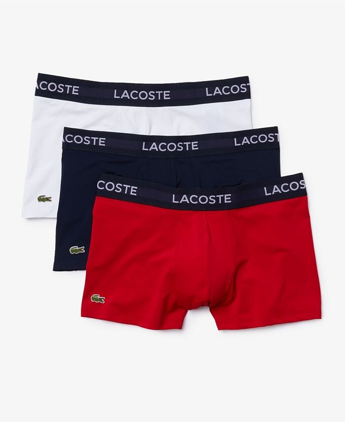 

Мужские шорты из микрофибры, 3 предмета Lacoste, цвет Navy