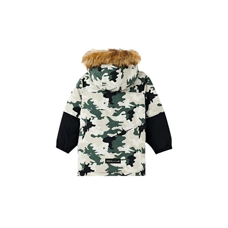 Детская пуховая куртка с капюшоном Moderate Hooded New Balance, mix — фото 3