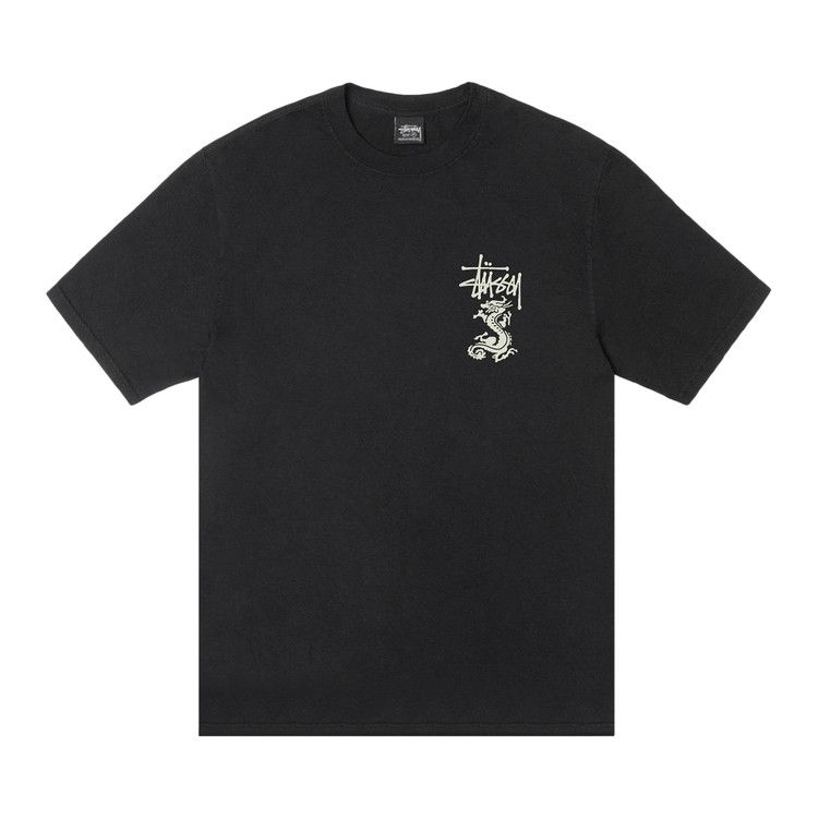 

Футболка Stussy Double Dragon Tee Pigment Dyed, Black