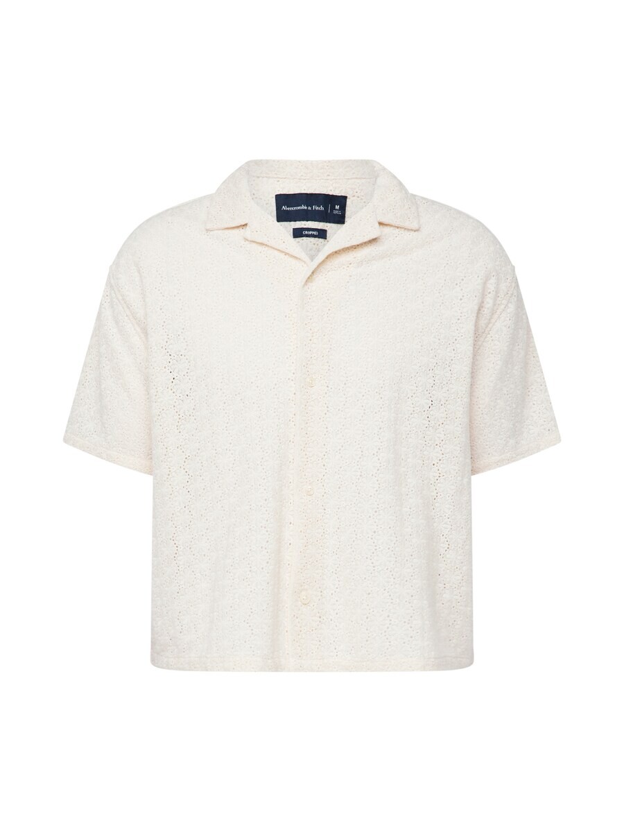 

Рубашка Abercrombie & Fitch Regular fit Button Up, кремовый