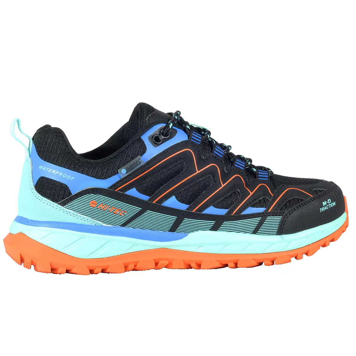 

Женская горная обувь Lander Low WP Women's Hi-Tec, черный/синий