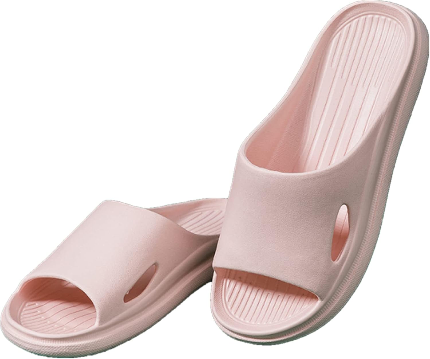 

Тапочки BASKANIA для женщин и мужчин, портативные, быстро сохнущие, противоскользящие для бассейна и душа, домашние шлепанцы, розовый