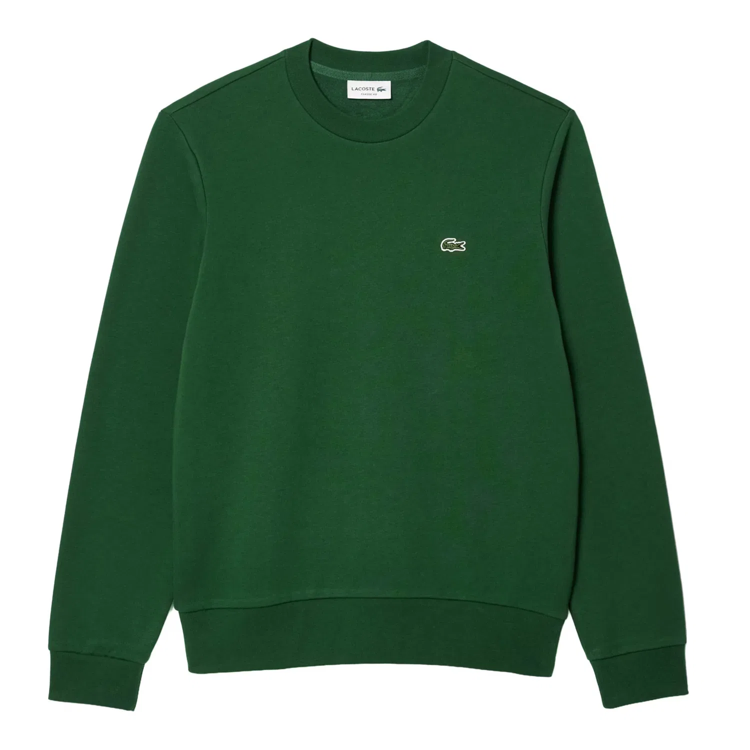 Толстовка Lacoste зеленый, мужская, хлопковая