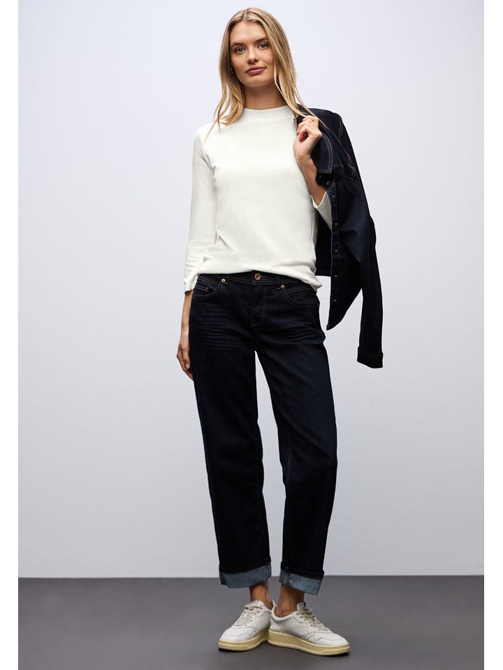 

Street One Футболка с длинными рукавами кремового цвета