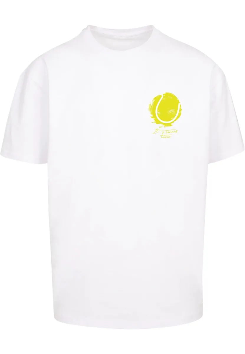 

Футболка Merchcode "Мужская футболка большого размера It Tennis Time Heavy Oversized " Merchcode", белый