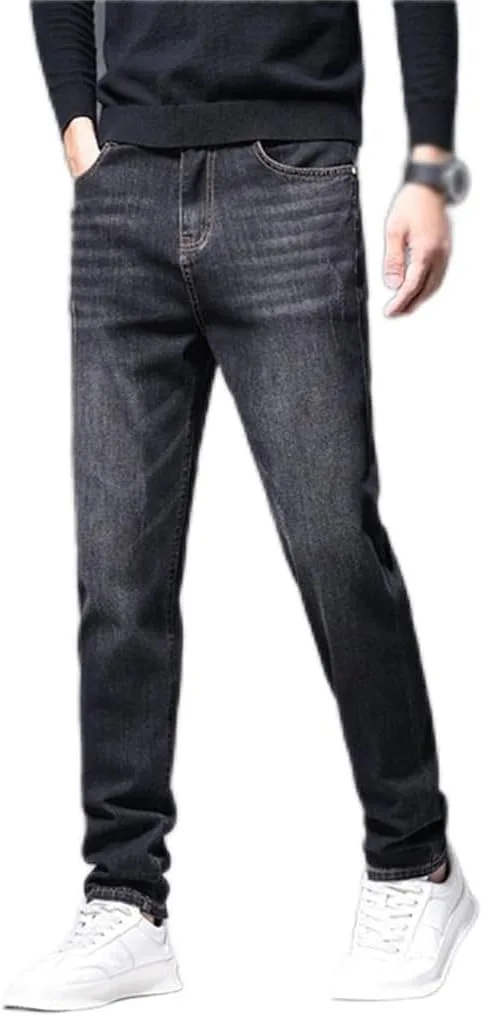 

Мужские джинсы Vintage Stretch Cotton Business Casual Straight SIDUFHAOPKLL