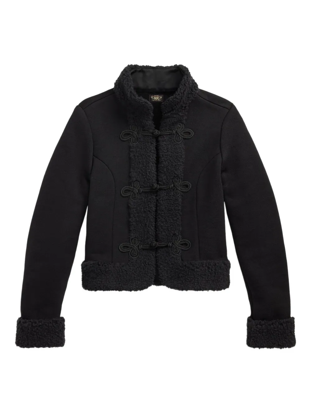 

Куртка с флисовой отделкой Ralph Lauren Rrl, черный