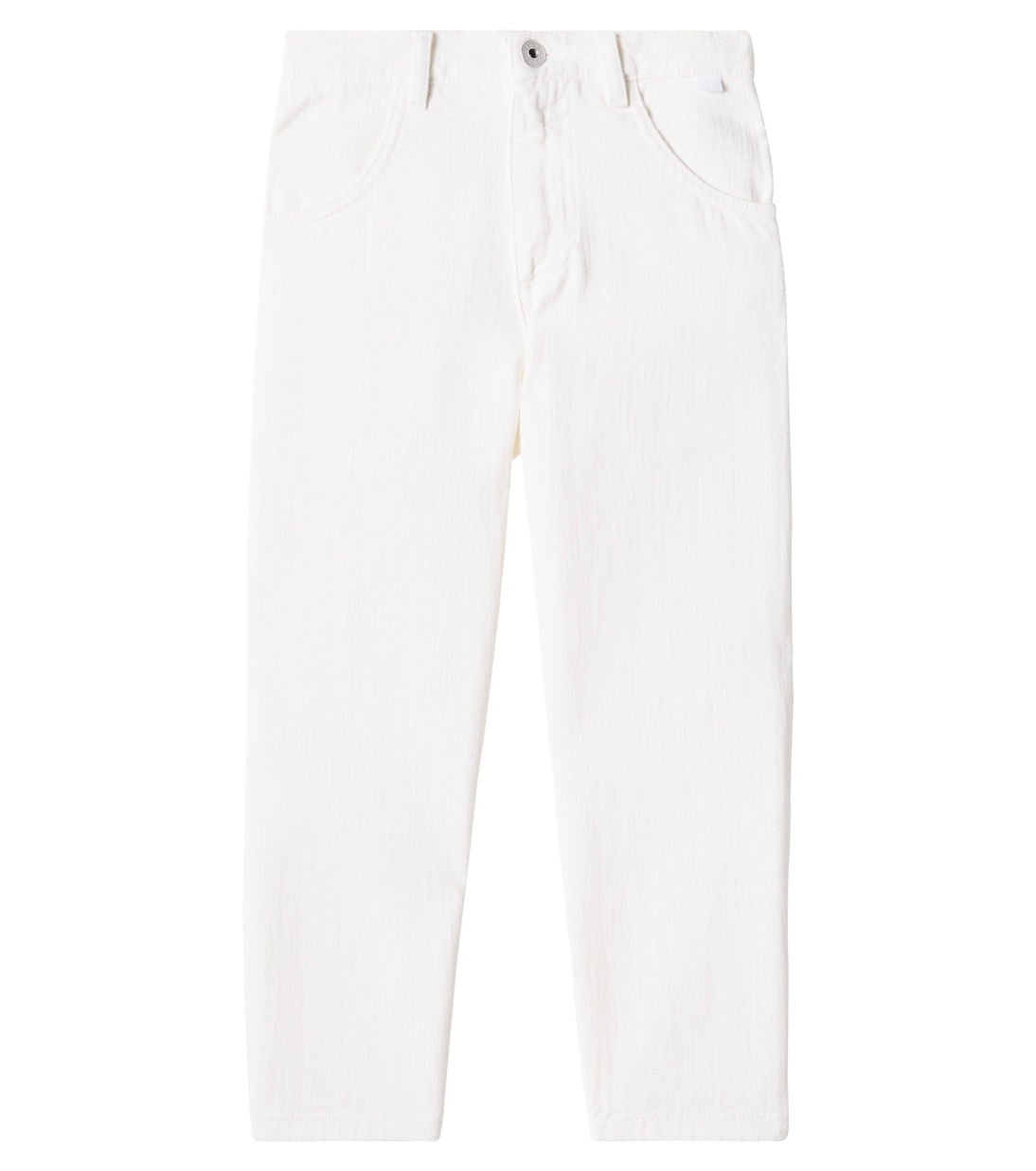 

Хлопковые брюки широкого кроя Il Gufo, Milk