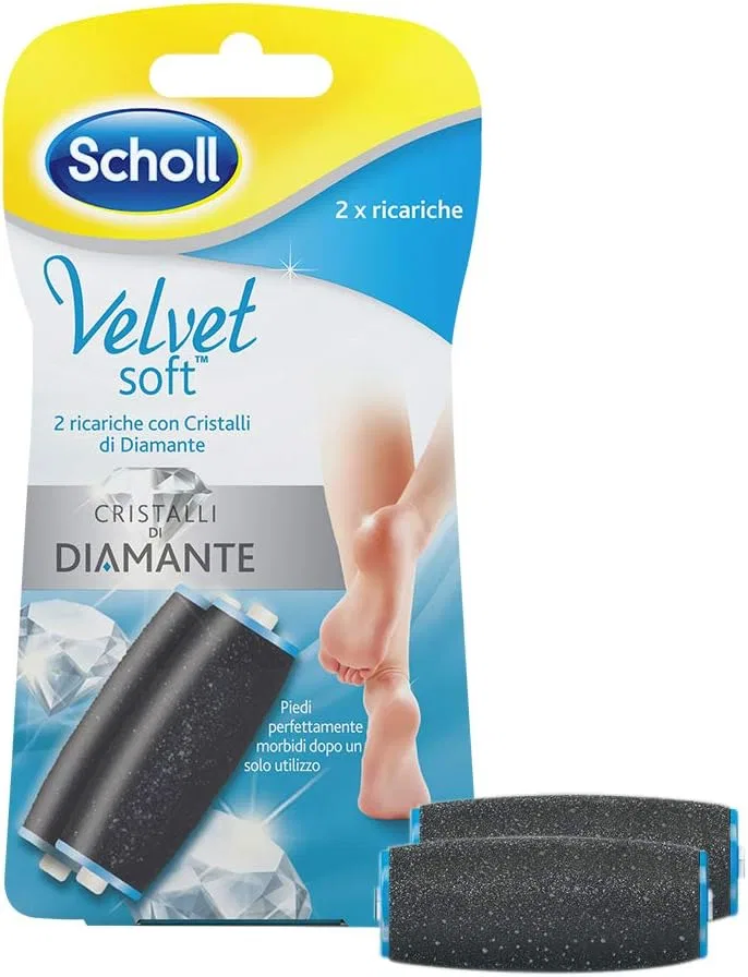 Сменные ролики Scholl Velvet Soft Diamond Crystal, 2 шт. Dr. Scholl'S