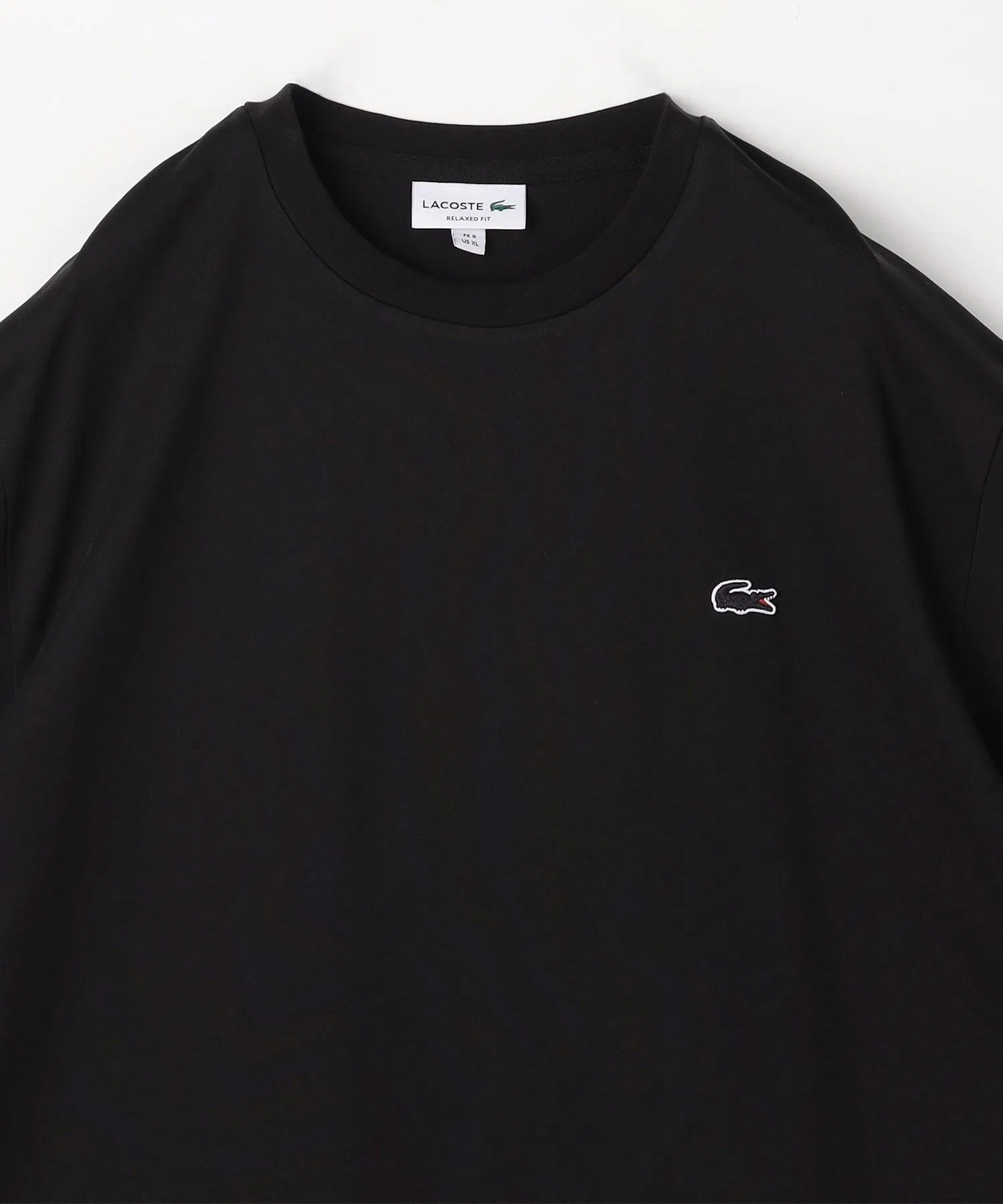 Мужская футболка LACOSTE S-caffe с логотипом, белая — фото 3