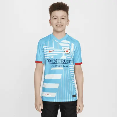 

Джерси Nike Chicago Red Stars 2024 Stadium Primary, цвет Baltic Blue