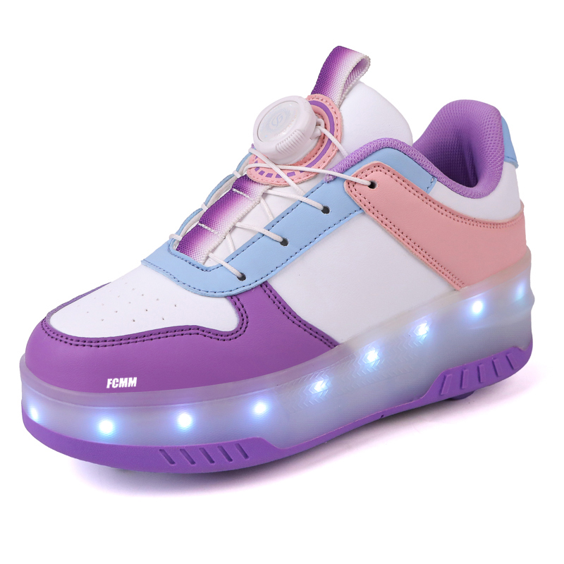 

Износостойкие повседневные кроссовки Balance Low Top для детей FCMM, фиолетовый