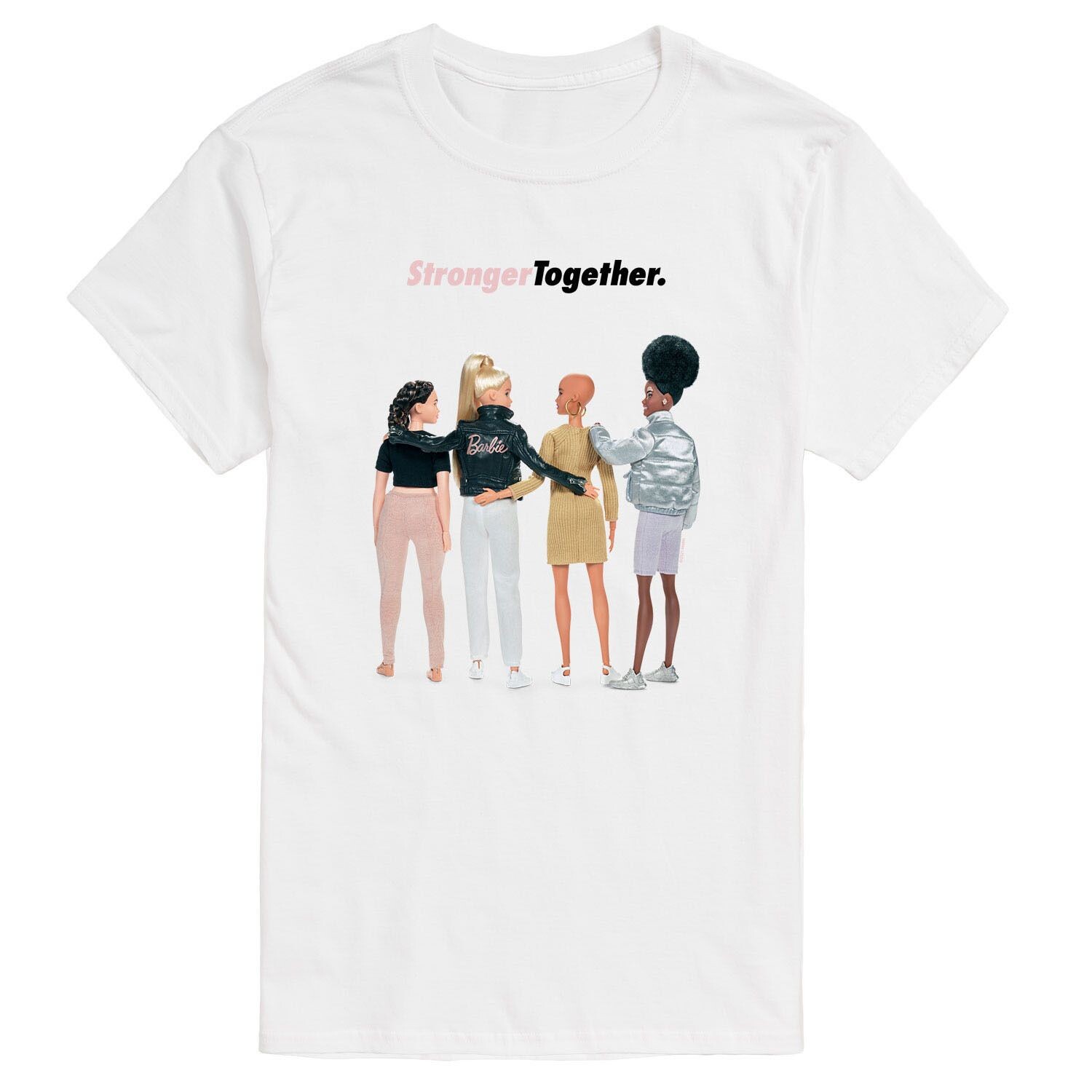 

Футболка Big & Tall Stronger Together с графическим рисунком Barbie