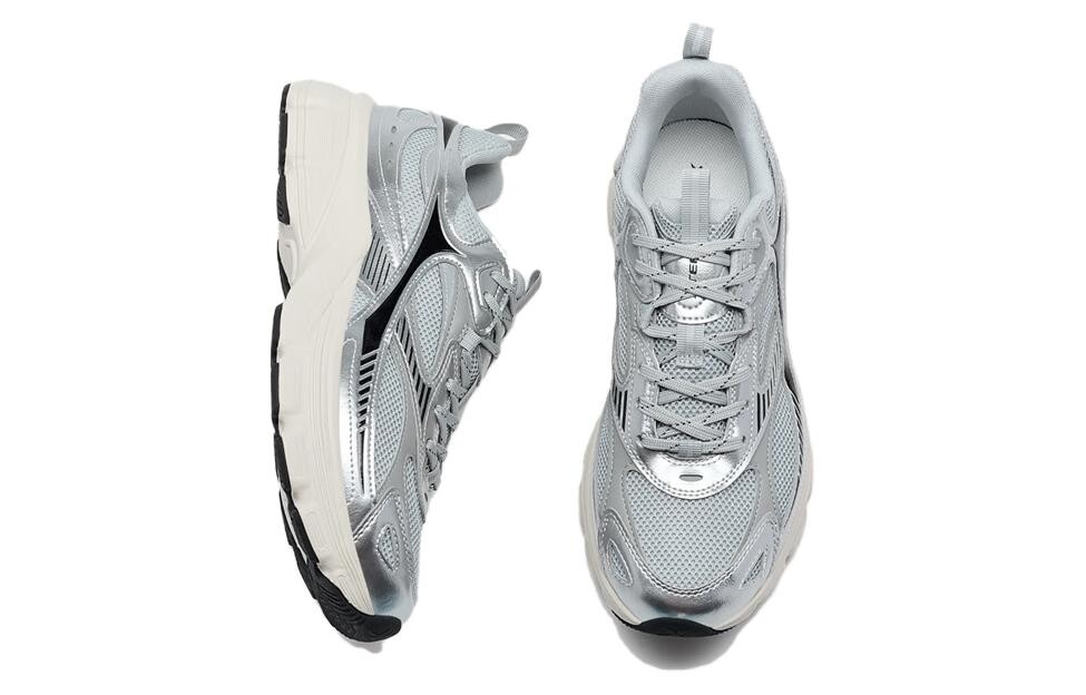 Кроссовки XTEP Lifestyle Shoes Men Low-top Silver/Smoke Grey, серый — фото 4