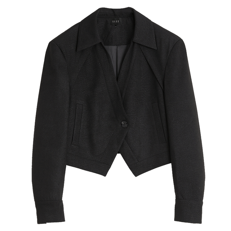 

ELLE Короткое пальто Women's Black