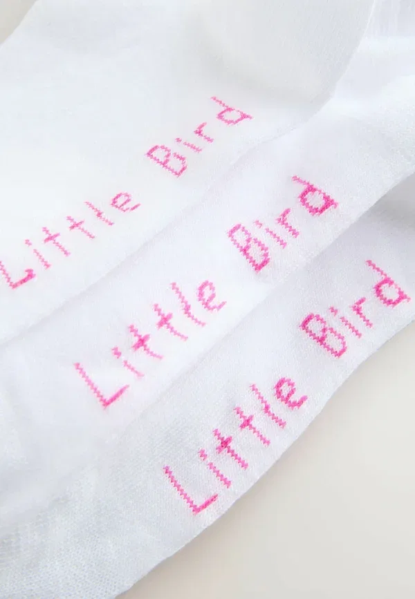 Носки 3 пары Little Bird, белый пастельный радужный полосатый — фото 3