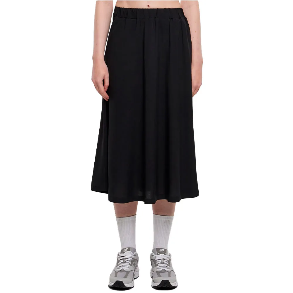 

Юбка Urban Classics Viscose midi skirt, черный