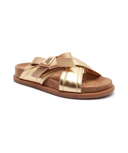 

Кожаные тапочки Elisabetta Franchi, желтый
