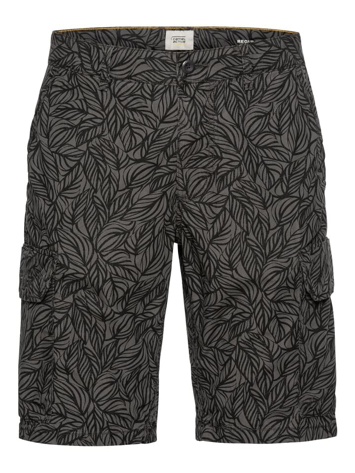 

Тканевые шорты Camel Active, цвет schwarz/grau