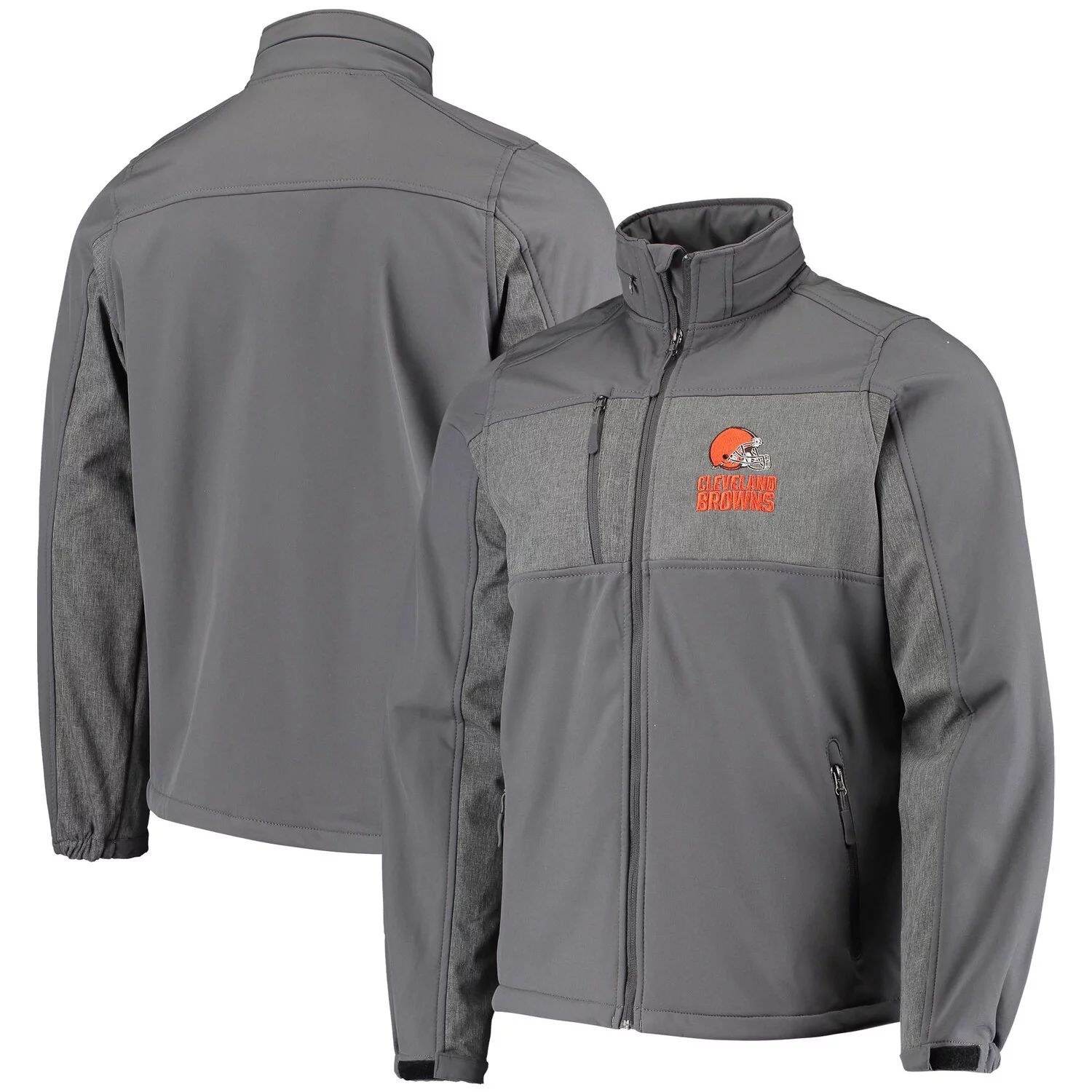 

Мужская куртка Dunbrooke Graphite Cleveland Browns Circle Zephyr Softshell с молнией во всю длину