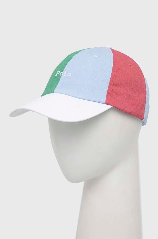 

Хлопковая кепка 710869846001 Polo Ralph Lauren, мультиколор