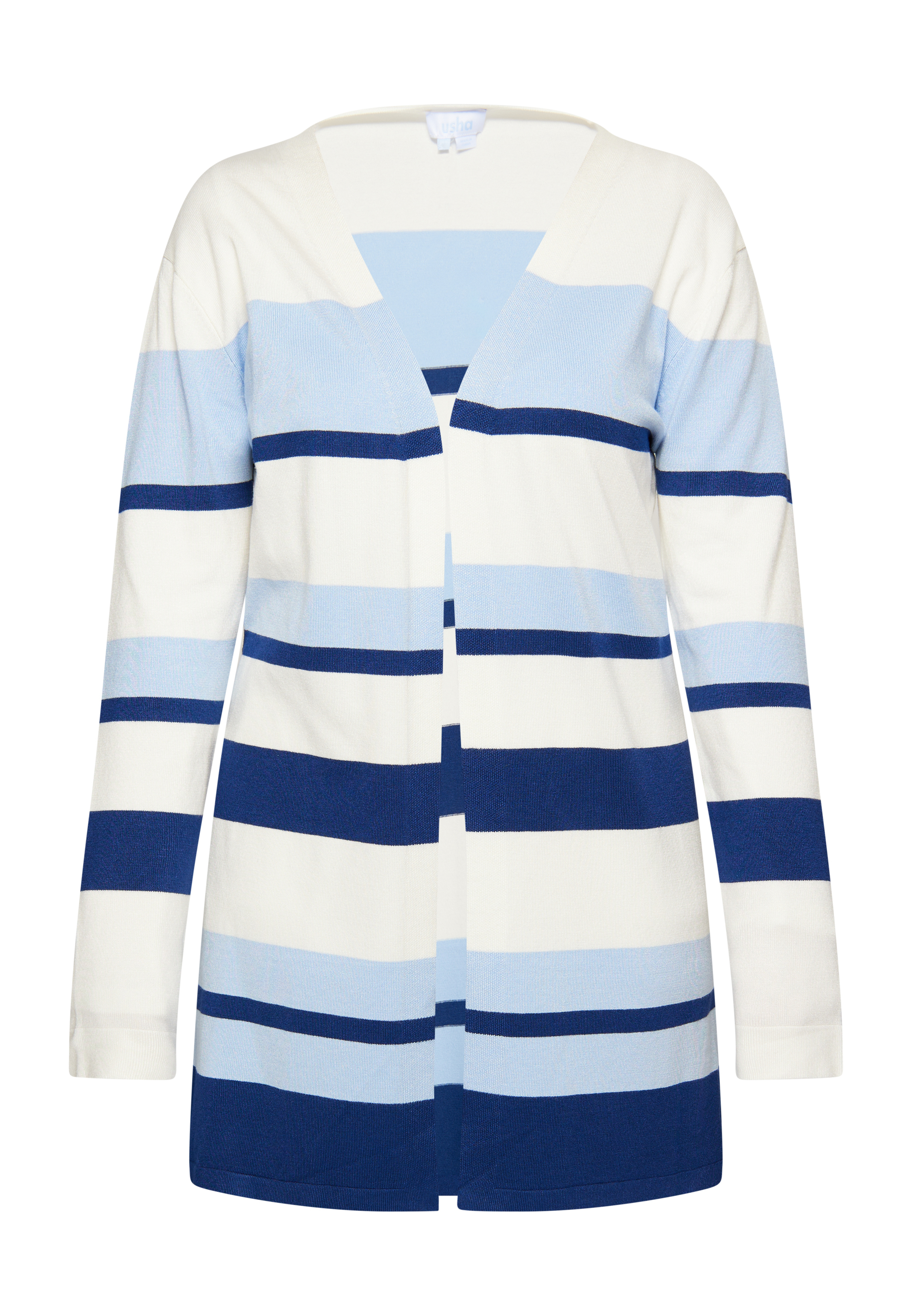 

Толстовка usha BLUE LABEL Strick Cardigan, цвет Weiss Blau Marine