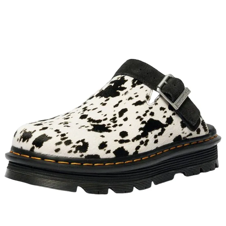 Мюли Dr. Martens Zebzag Mule 'Dalmatian' 42850100, белый