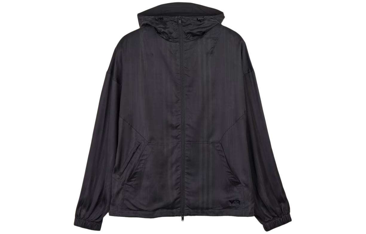 

Y-3 Куртка Y 3 с капюшоном и тремя полосками, Black