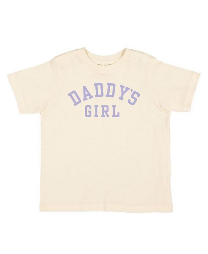 

Детская футболка с коротким рукавом "Daddy's Girl" для девочек - Baby Sweet Wink, коричневый/бежевый