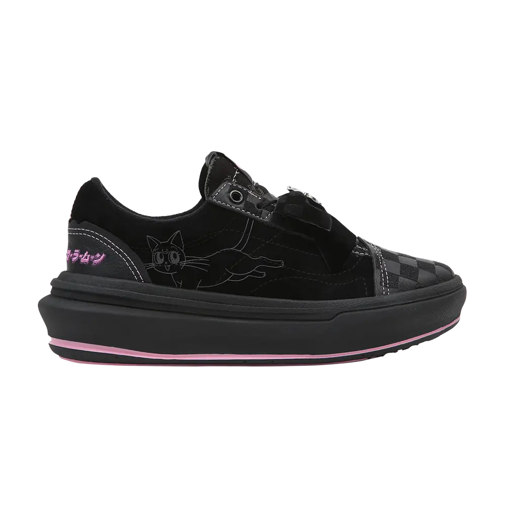 Кроссовки Vans Old Skool Overt ComfyCush в стиле Sailor Moon, черные