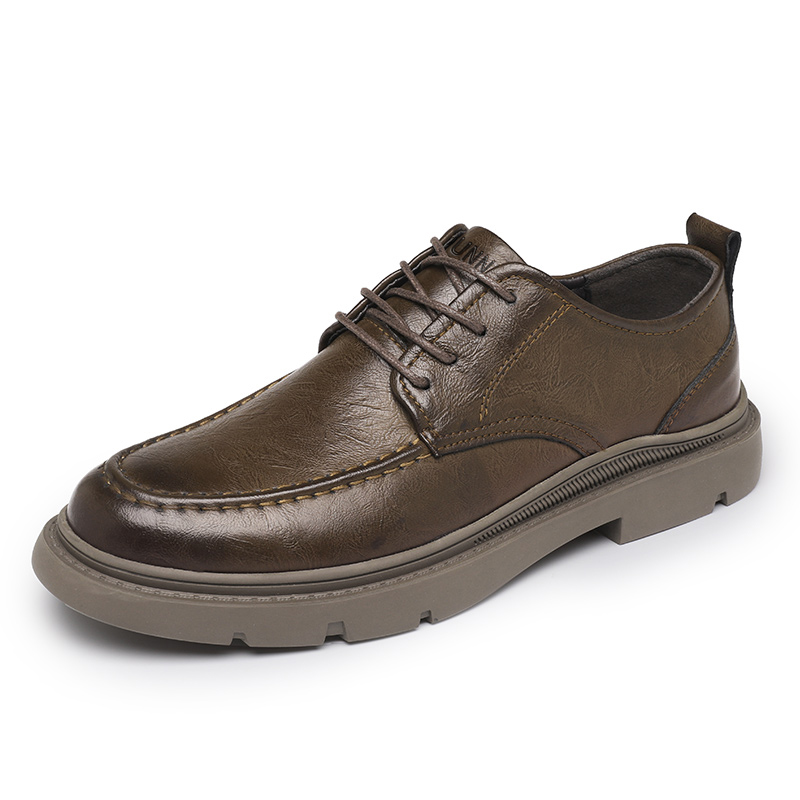 Dunnu Мужские повседневные туфли черные и хаки, цвет Khaki — фото 2