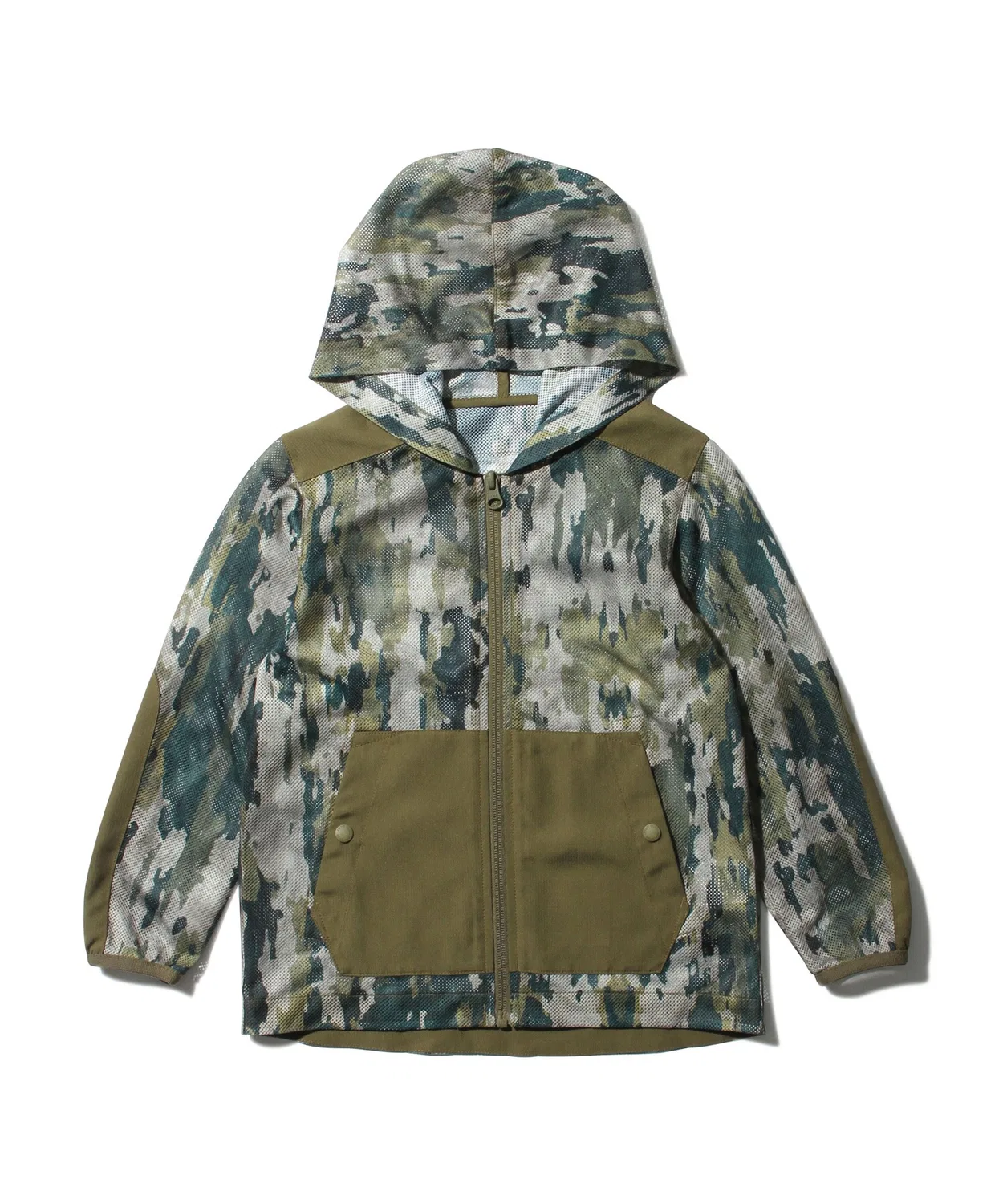 Детская куртка Insect Shield Mesh Parka Snow Peak, оливковый