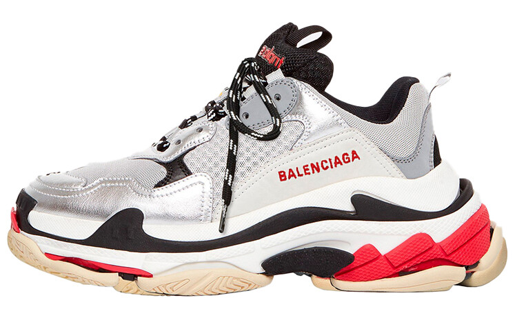 Кроссовки Balenciaga Triple S (2019), черный/серебристый