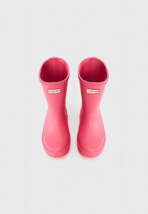 Детские первые сапоги-резиновые сапоги унисекс Hunter Original, Bright Pink — фото 4