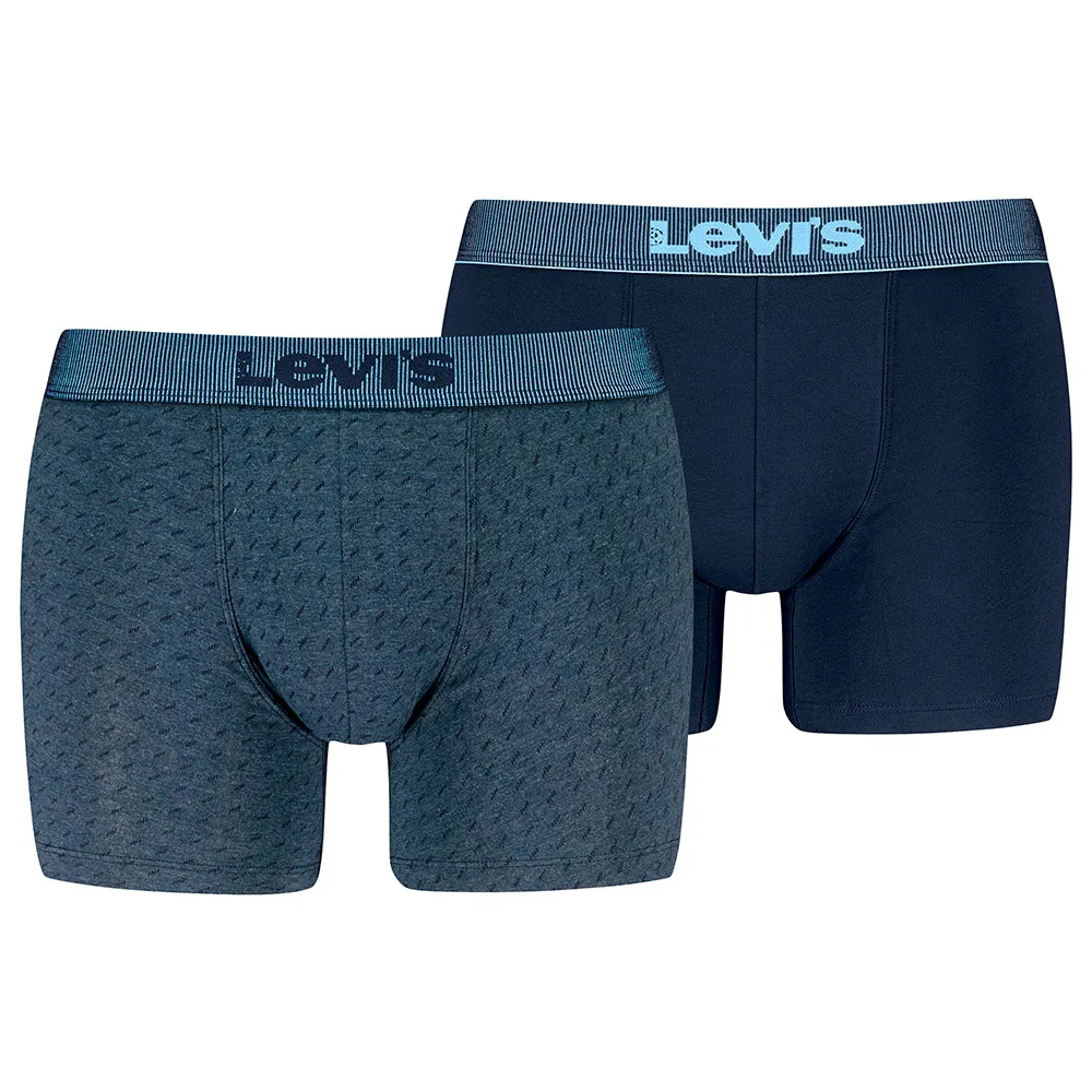 

Боксеры 2 шт Levi's Denim Aop boxers 2 units, синий