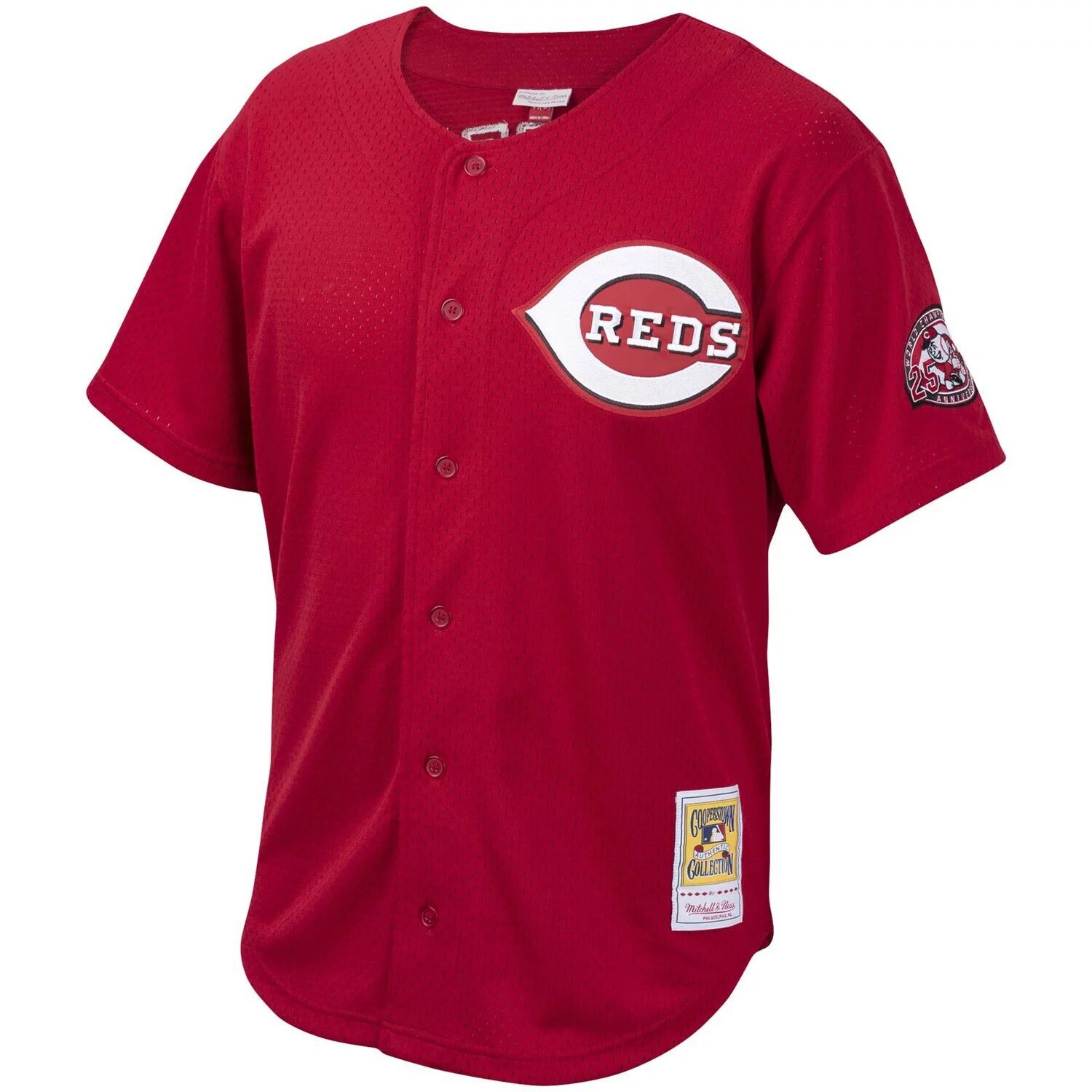 Молодежная майка Кена Гриффи-младшего «Митчелл и Несс» Red Cincinnati Reds Cooperstown Collection Unbranded