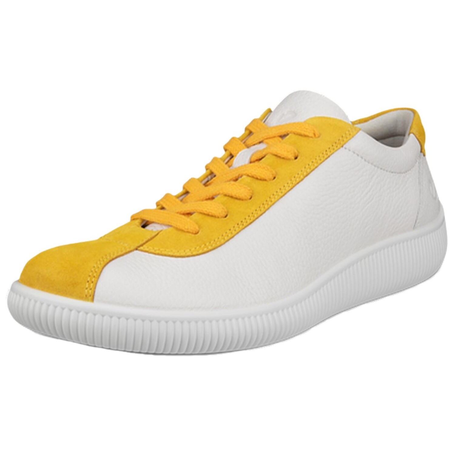 Кроссовки ecco Lifestyle Shoes Men Low-top White And Yellow, белый/желтый — фото 3