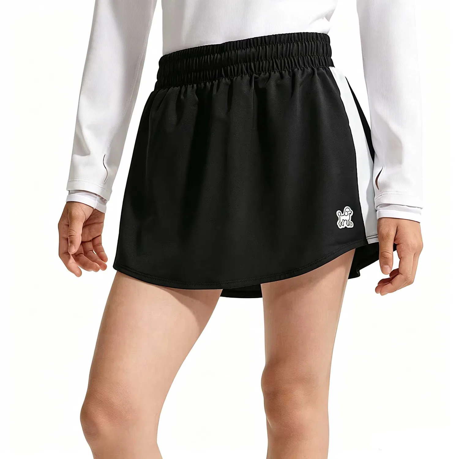 Шорты детские Nike Moderate Stretch Black/White