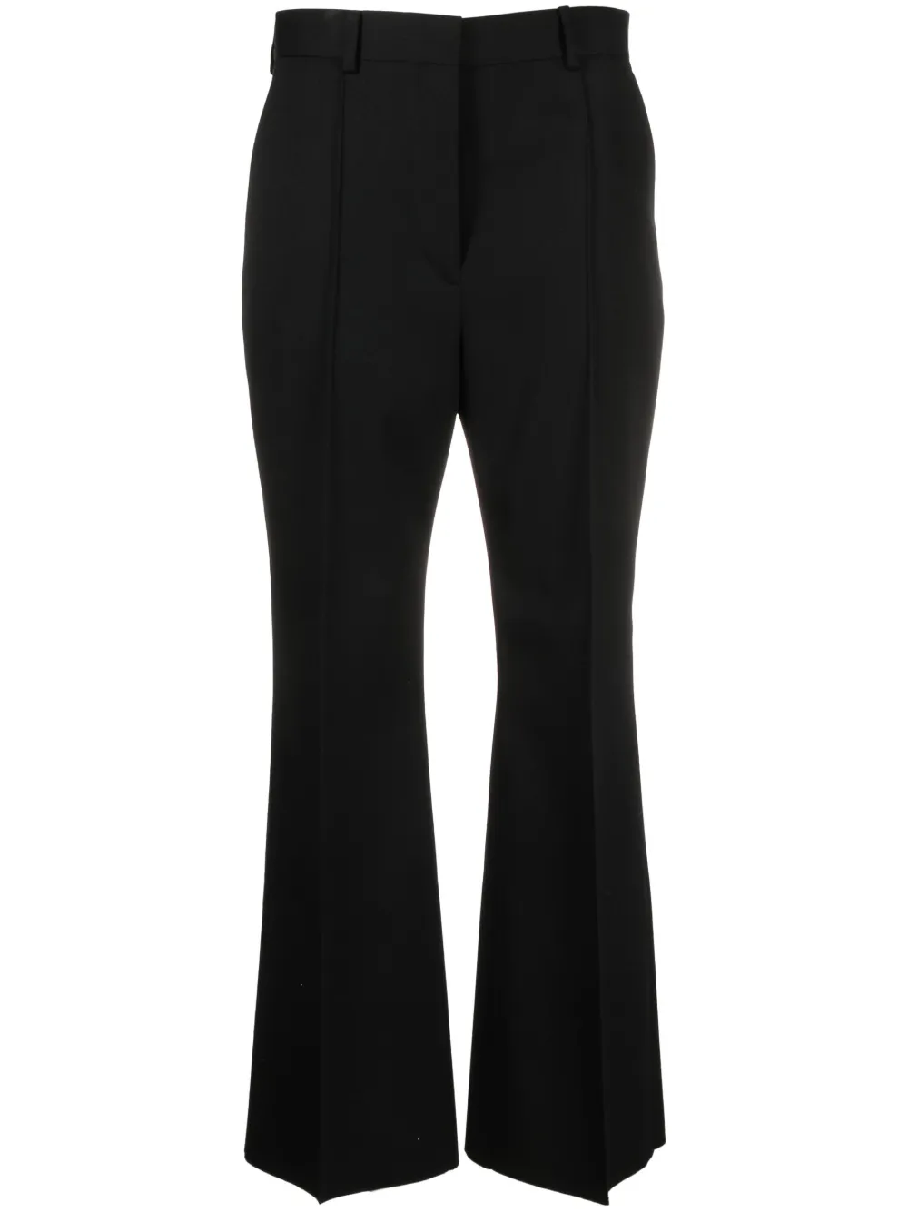 

Расклешенные шерстяные брюки Lanvin, черный