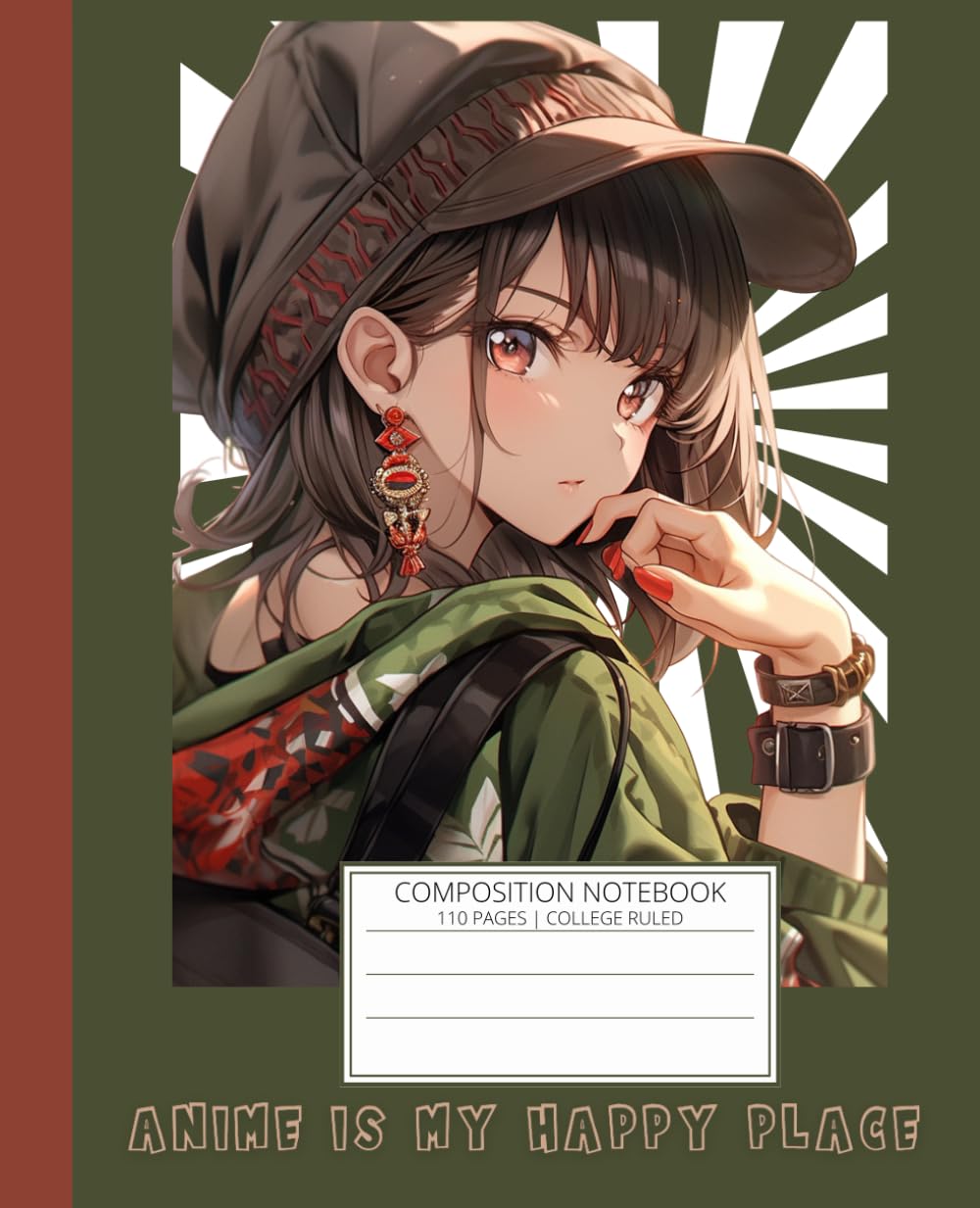 

Composition Notebook: Anime Girl - 110 Pages (55 Sheets), College Ruled | Cute Fashion Anime Girls Journal for School, Notes, or Writing | Perfect for Teens, Students, and Anime Lovers - A1 (Independently published)