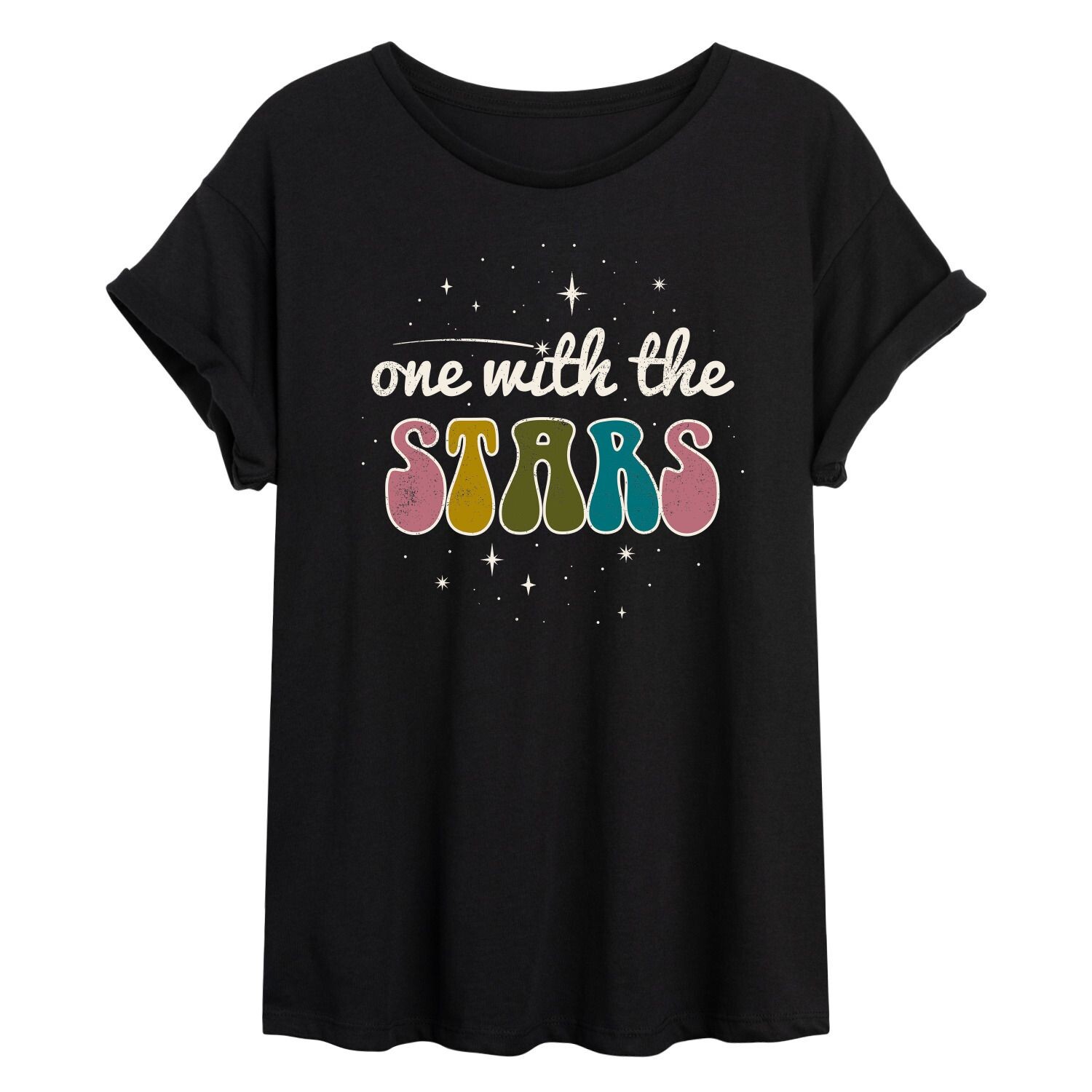 

Футболка для юниоров One With The Stars с струящимся рисунком Licensed Character