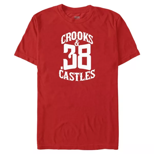 

Мужская футболка Crooks and Castle 38 с графическим принтом Licensed Character, красный