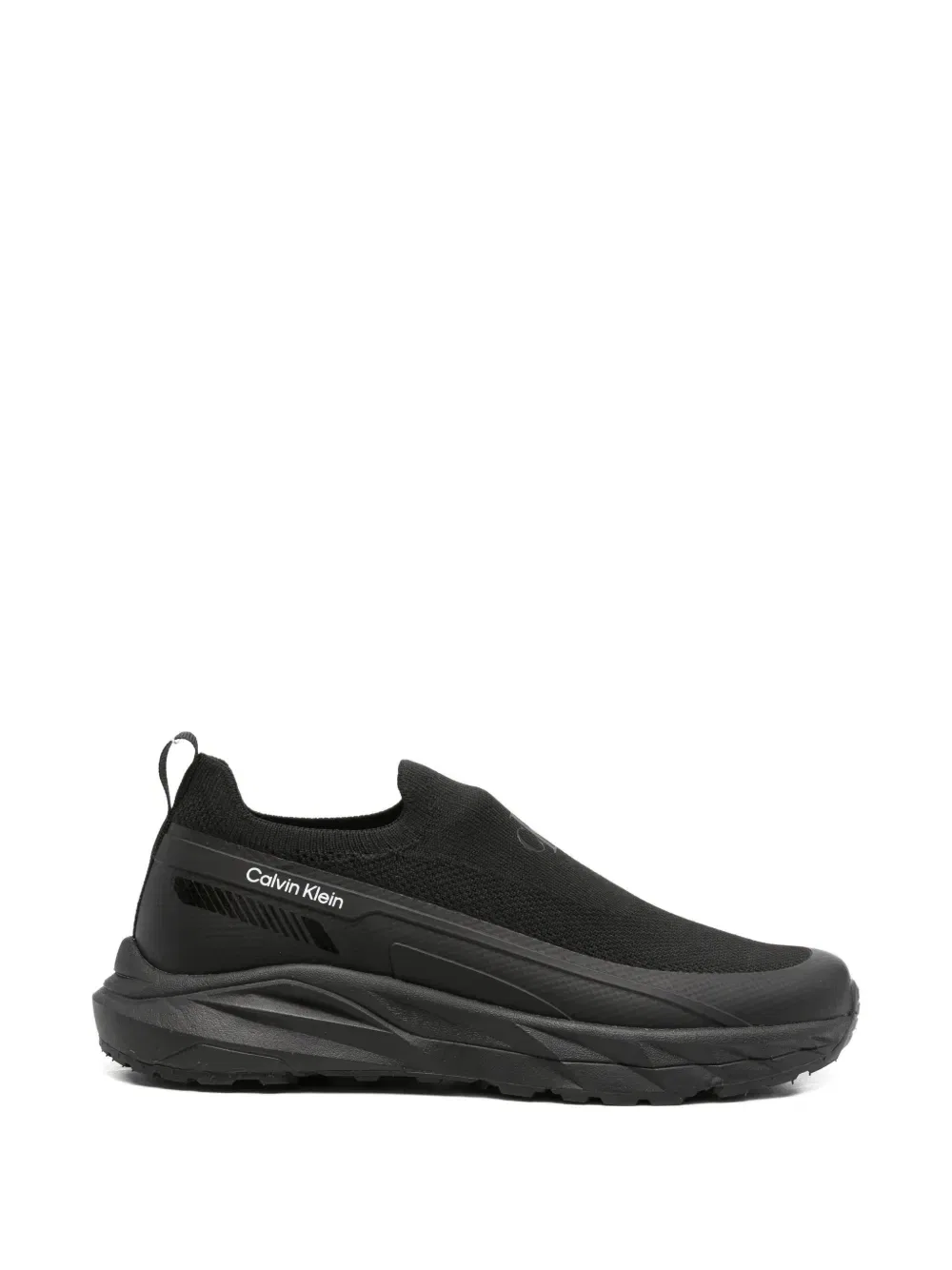 Кроссовки без шнурков с логотипом Calvin Klein Kids, черный