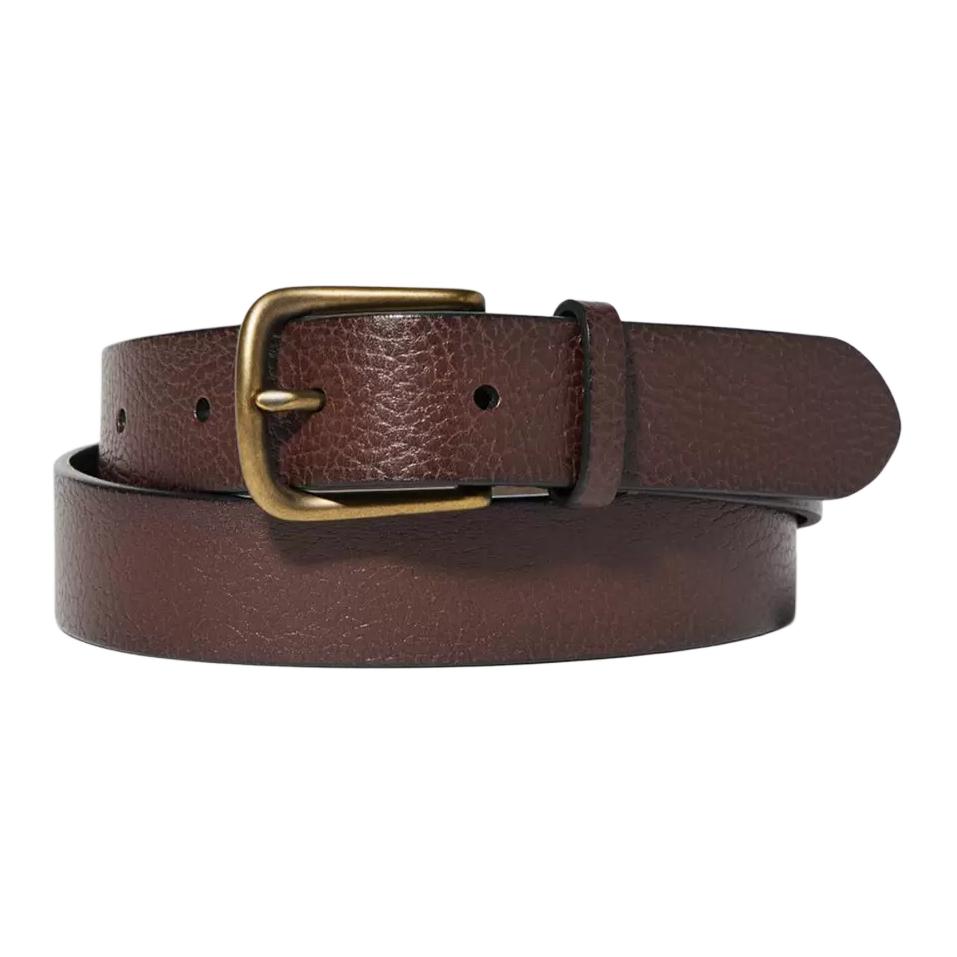 

UNIQLO Кожаный ремень женский разноцветный шириной 3 см, Brown Black